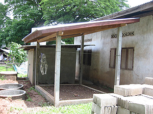 New toilets and septic system at Simmano Elementary School