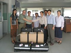 Delivery of Equipment to Oudomxay Hospital