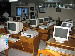 IT lab classroom